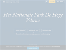 Tablet Screenshot of hogeveluwe.nl